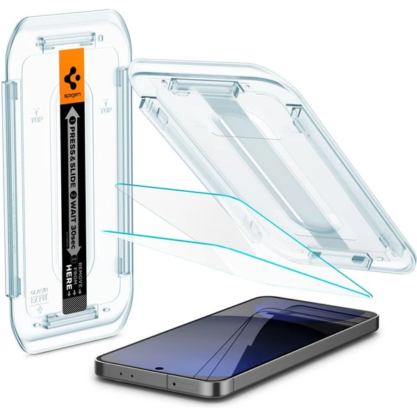 Spigen Glass tR EZ Fit tvrdené sklo Samsung Galaxy S24 FE/A56 5G číre (2-pack) - Ochranné fólie a sklo - Hlavný obrázok