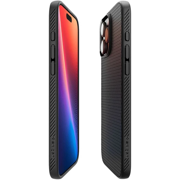 Spigen Liquid Air kryt iPhone 16 Pro Max matte black - Puzdra - Obrázok 0ded9dcb33f742db81f09606b29344a7