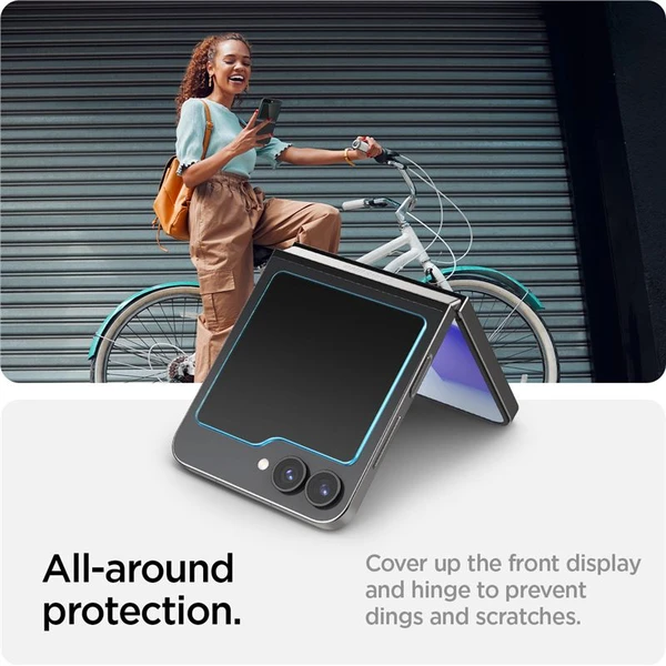 Spigen Glass TR EZ Fit Cover sklo Samsung Galaxy Flip6/Z Flip7 FE (2 ks) - Ochranné fólie a sklo - Obrázok 0df621bc056e453caa3b37493c65bafc
