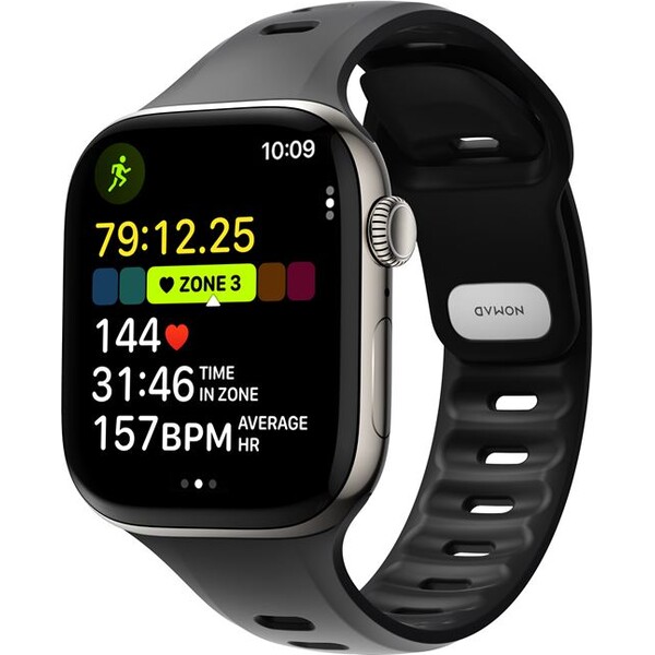 E-shop Nomad Tempo Band FKM remienok Apple Watch 45mm/46mm čierny