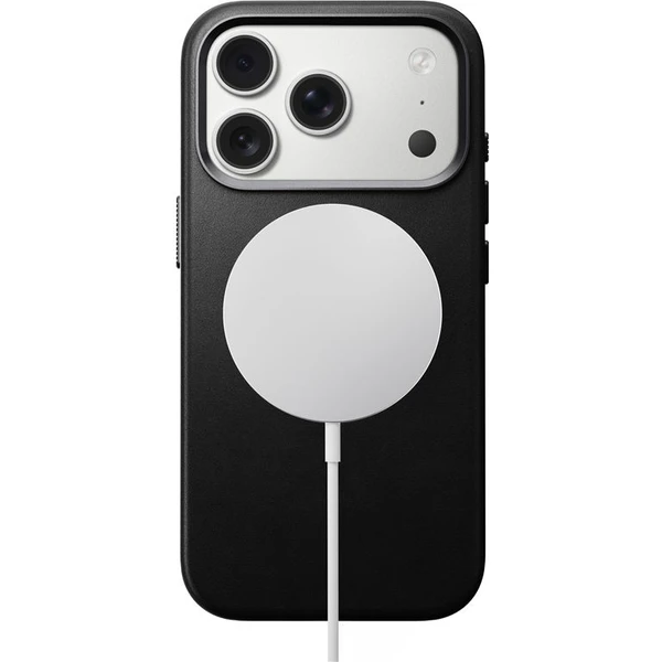 Nomad Traditional Leather Case MagSafe kožený kryt iPhone 17 Pro Black - Puzdra - Obrázok 0e197ba672f34cedb2bf1979e6534539