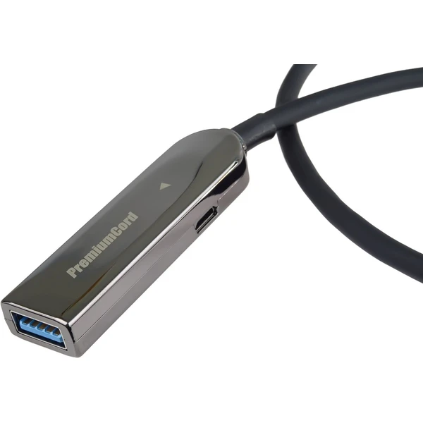 PremiumCord USB-A/USB-A predlžovací optický kábel 7m čierny - Káble a redukcie - Obrázok 0e4f79b9273a45e0826b8b8f0772bb35