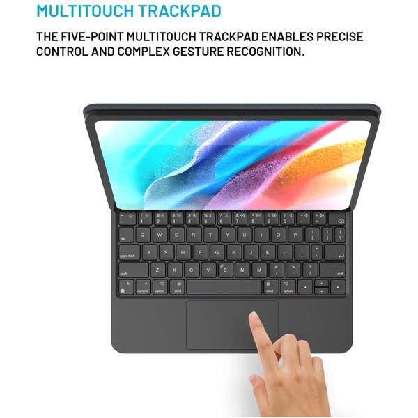 FIXED Typee puzdro s bezdrôtovou klávesnicou iPad Pro 11" (18-22)/iPad Air 11" (20-26), EN, čierna - Puzdra s klávesnicou - Obrázok 0e51c969f00c4fc3a0b0730cf16386de