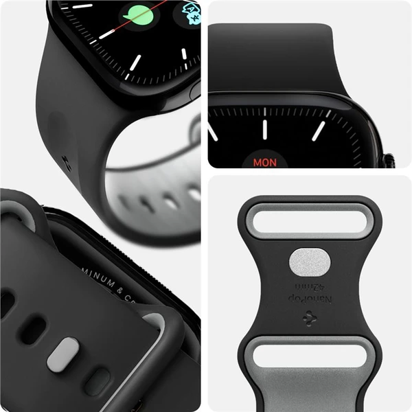 Spigen Nano Pop Band remienok Apple Watch 42/41/40mm čierny/sivý - Remienky - Obrázok 0e601067323240989276619af570f9dc