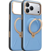 Torras Ostand Q3 VegSkin, modrá - iPhone 2026 Pro - Puzdra
