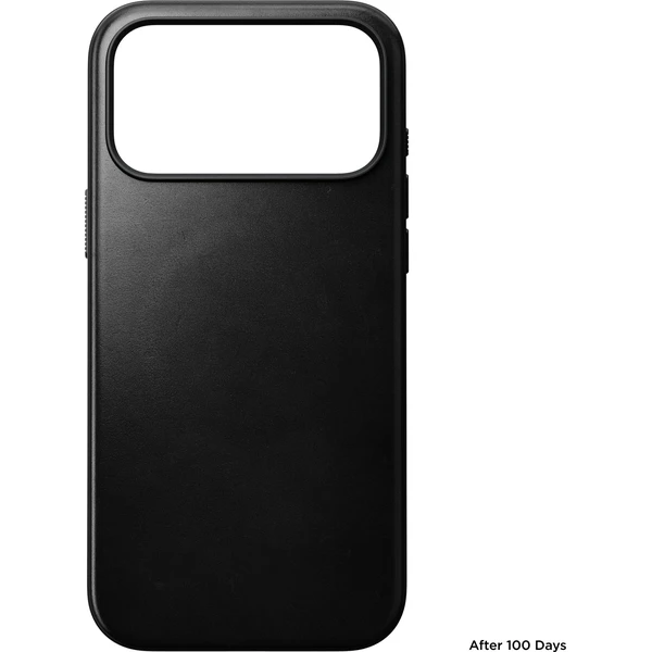 Nomad Modern Leather (Horween) MagSafe kožený kryt iPhone 18 Pro Max Black - Puzdra - Obrázok 0e649b906f5b4c23953f054d3ae947ba