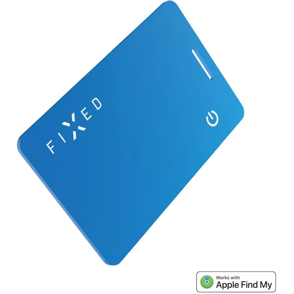 FIXED Tag Card 2 smart tracker s Find My a bezdrôtovým nabíjaním, modrý - Lokátory - Hlavný obrázok