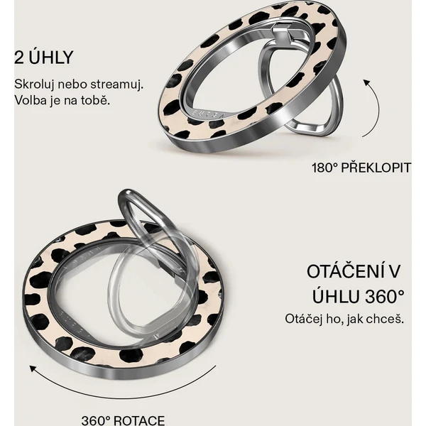 Burga Magnetic Ring držiak Almond Latte strieborný - Držiaky - Obrázok 0ebfbc9f542a4c8a93c3397ce4a45df6