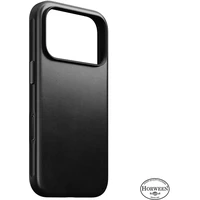 Nomad Modern Leather (Horween) MagSafe kožený kryt iPhone 18 Pro Black - Puzdra