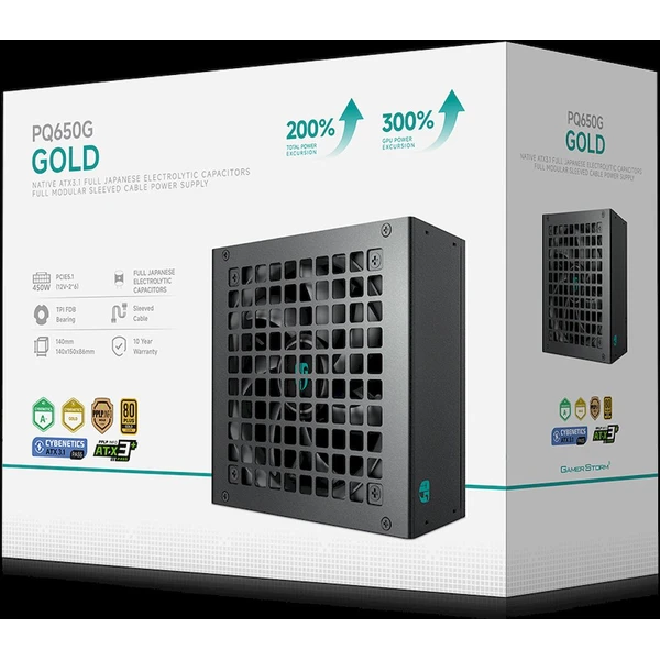 DEEPCOOL GAMERSTORM PQ650G 650W čierny - Zdroje - Obrázok 0f1b10ed248d495f9e8df89eec7ce6d4
