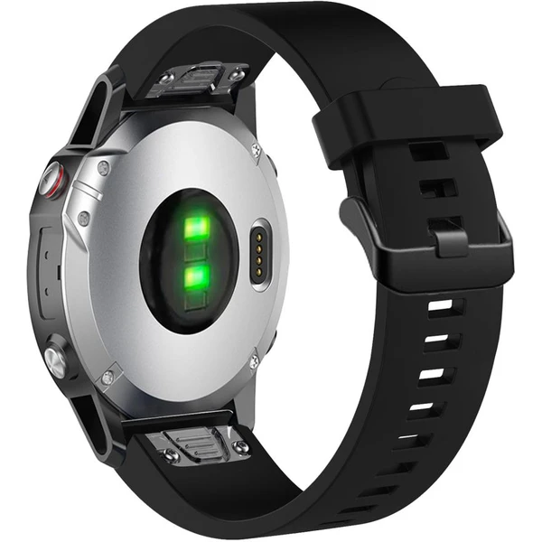 Silikónový remienok FIXED Silicone Strap pre Garmin QuickFit 20mm, čierny - Remienky - Obrázok 0f29a086dc624d5385b0440a21f4b9b5