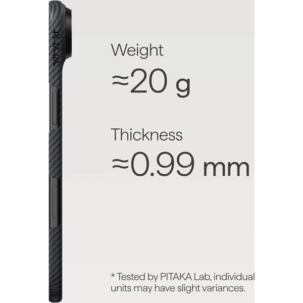 Pitaka Ultra-Slim Case MagSafe kryt iPhone 17 Black/Grey - Puzdra - Obrázok 0f50ce4323a040a89097ca23d5c13a73