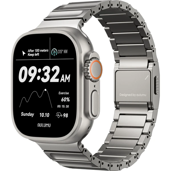 E-shop Aulumu C01 Hi-Per titánový náramok Apple Watch Ultra Titanium