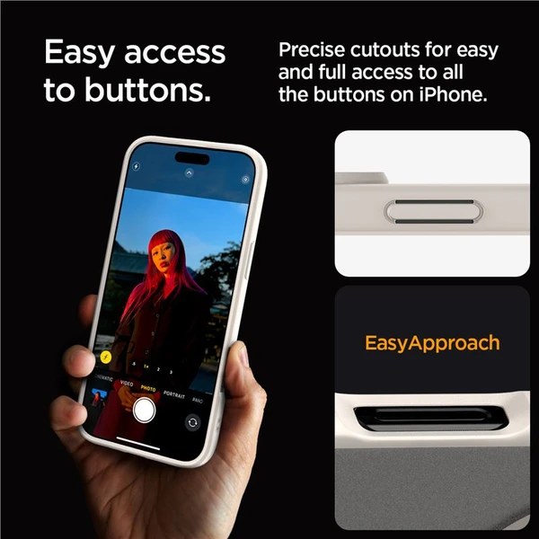 Spigen Ultra Hybrid MagSafe kryt iPhone 16 Pro Max frost natural titanium - Puzdra - Obrázok 0f7b3f95228f484f8b382b6793845a9d
