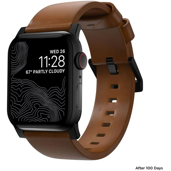 Nomad Modern Band remienok Apple Watch 46mm/49mm hnedá/čierna - Remienky - Obrázok 0f93f51489614ab9a152b6d47cdd496d
