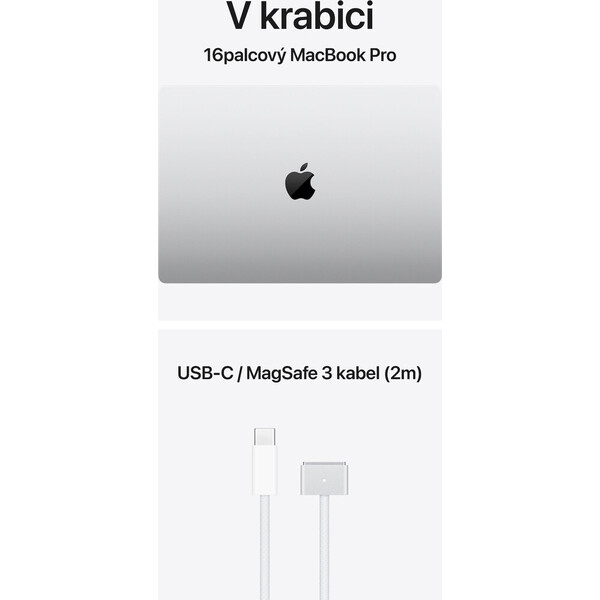 CTO Apple MacBook Pro 16" / NANO / M5 Pro 18xCPU/20xGPU / CZ KLV / Strieborná / 1TB / 24GB - Notebooky - Obrázok 0f9d33f3abbe4867a97fc9891539e54e