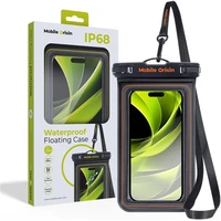 Mobile Origin Waterproof floating case 6,8", black/orange - Puzdra