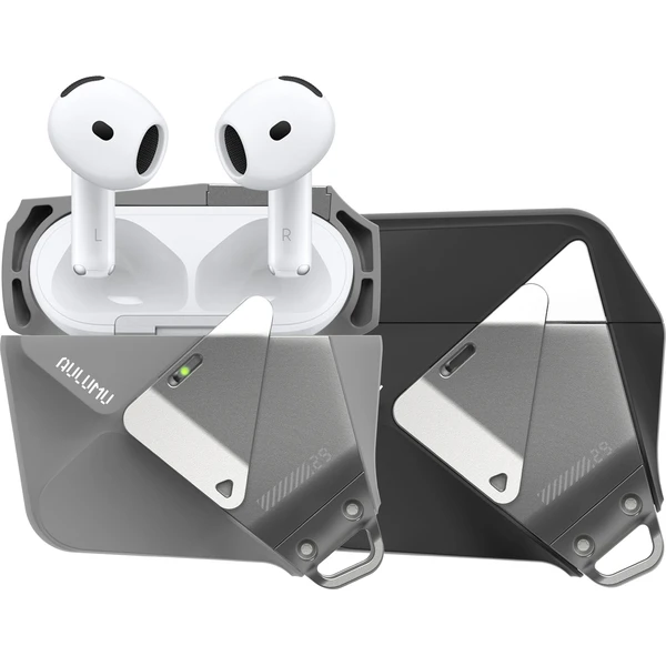 Aulumu A29 Geometric Case púzdro AirPods 4 Black - Puzdra - Obrázok 0fea4fa1358448ca890f7158f1337f1a