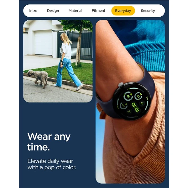 Spigen Nano Pop Band remienok Google Pixel Watch 4/3/2/1 (41mm) námornícka modrá - Remienky - Obrázok 0fee4d34422d46bda30673e24f2b54cf