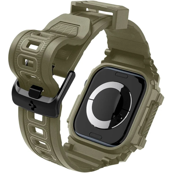 Spigen Rugged Armor Pro remienok s puzdrom Apple Watch 10/11 (46mm) zelený - Remienky - Obrázok 0ff7d8ab35f94f3db8479f24e6254565