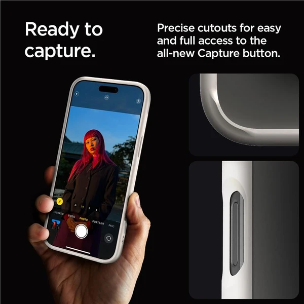 Spigen Ultra Hybrid kryt iPhone 16 Pro natural titanium - Puzdra - Obrázok 0ffc8cead8664b45a737f6601652aaa6