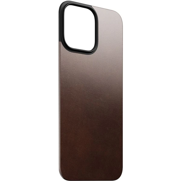 Nomad Magnetic Leather Back MagSafe kryt iPhone 16 Pro Max hnedý - Puzdra - Obrázok 100ec93310c04352aec7db2bbdebac86