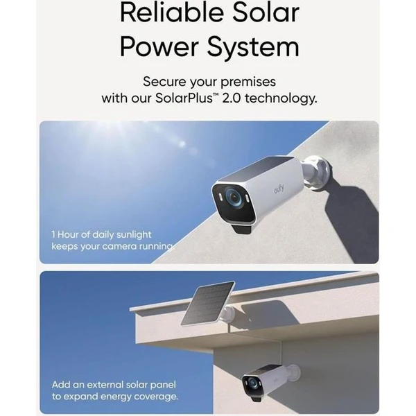 Anker eufyCam S3 Pro 2 ks + HomeBase 3 biela - IP kamery - Obrázok 101754e63feb43f5a1e44b259e13cfb4