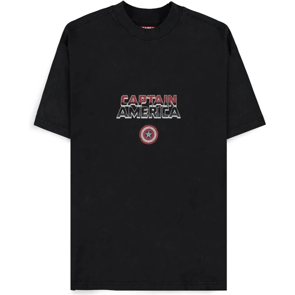 Tričko Captain America - 3 Heroes Men's Short Sleeved T-shirt Loose Fit - M - Tričká - Hlavný obrázok