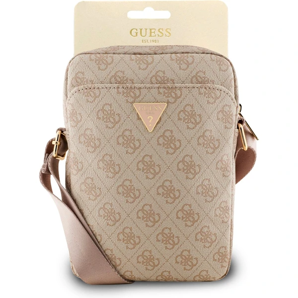 Guess PU 4G Triangle Logo taška 8" ružová - Puzdra - Obrázok 1038407d40e9438d8dc95f8377b51be1