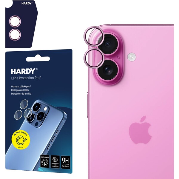 3mk HARDY Lens Protection Pro skla na fotoaparát Apple iPhone 17 levanduľová