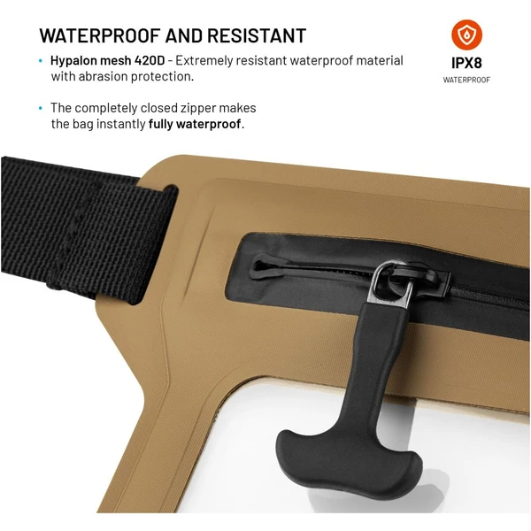 FIXED Dry Belt vodeodolné puzdro okolo pása zelené - Puzdra - Obrázok 105770a38a5043ea93bea607d41531c5