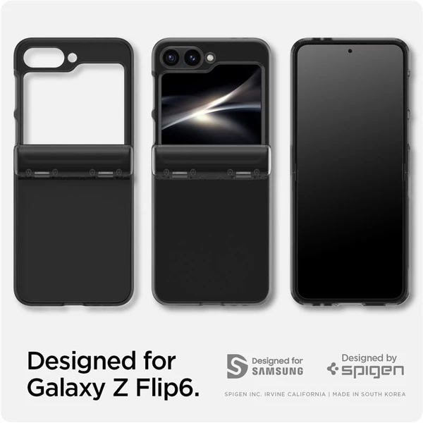Spigen Ultra Hybrid Pro krytý Samsung Galaxy Z Flip6/Z Flip7 FE sivý - Puzdra - Obrázok 1071b6f6d27243aba149e27484e3aefa