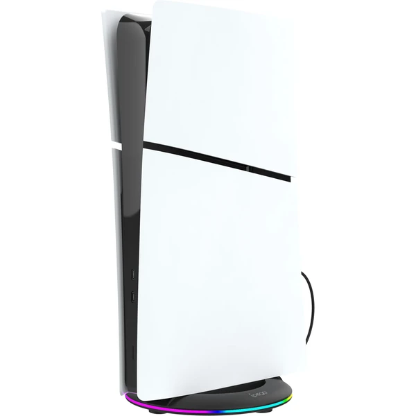 iPega P5S025S Vertikálne Stojan s RGB pre PS5 Slim/PS5 Pro čierny - Stojany - Hlavný obrázok