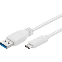 PremiumCord USB-C/USB-A napájací kábel 40W 1m biely - Káble a redukcie