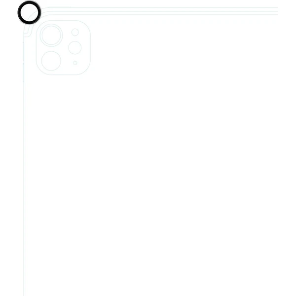 Epico Glass ochrana šošoviek fotoaparátu pre Apple iPad Pro 11”/13” (M4) s jednokrokovým aplikátorom - Ochranné fólie a sklo - Obrázok 10SJ000K01