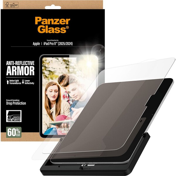 E-shop PanzerGlass® Antireflexné sklo s inštalačným rámčekom Apple iPad Pro 11" (2024/2025)