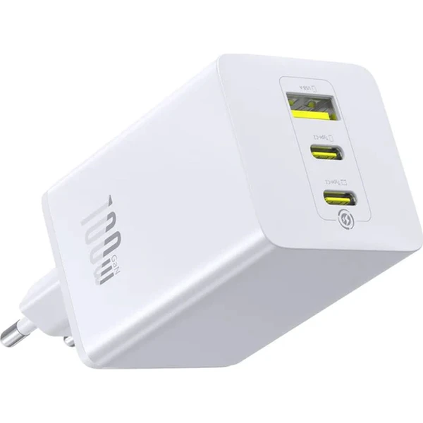 Baseus EnerFill FE11 100W nabíjačka do siete biela - Nabíjačky - Obrázok 10ZL000K01