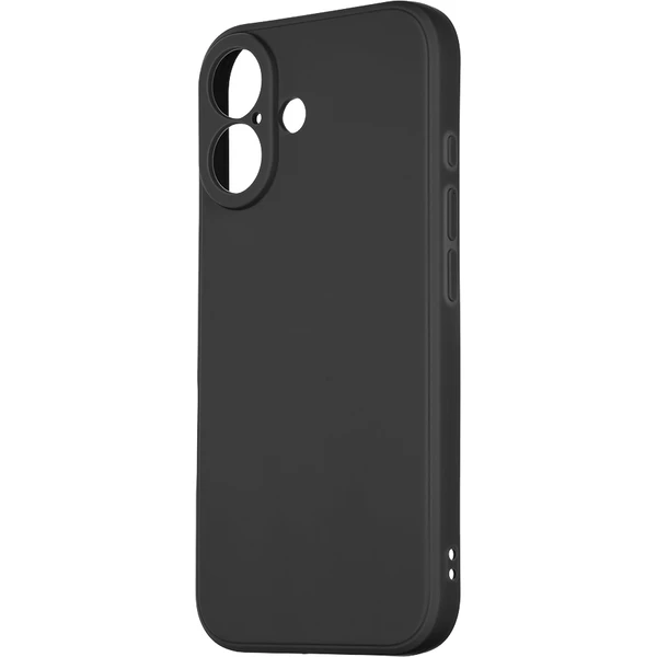 OBAL:ME Matte TPU kryt Apple iPhone 16 čierny - Puzdra - Hlavný obrázok