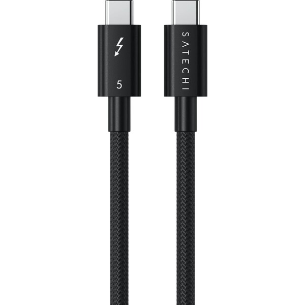 Satechi Thunderbolt 5 Pro pletený kabel (PD 240W,80Gpbs,8K Video) 1m vesmírně černý - Káble a redukcie - Obrázok 10bf1bd6a14c443892f7d601333ba5b8