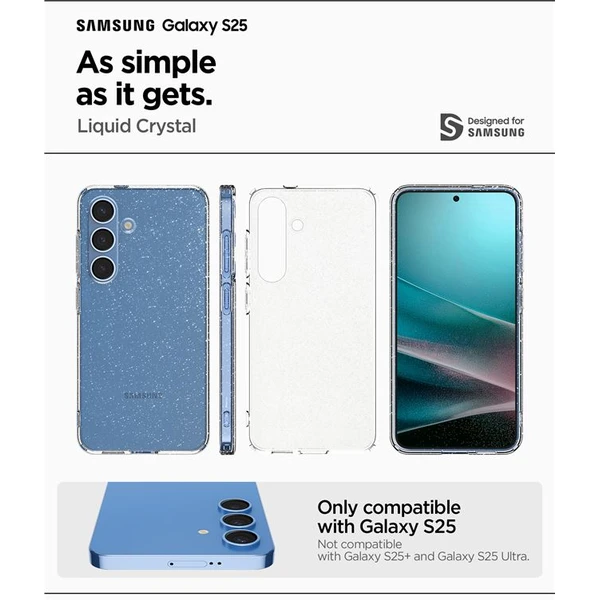 Spigen Liquid Crystal Glitter kryt Samsung Galaxy S25 trblietavý - Puzdra - Obrázok 11120671e7184963803b1e2efe3150ec