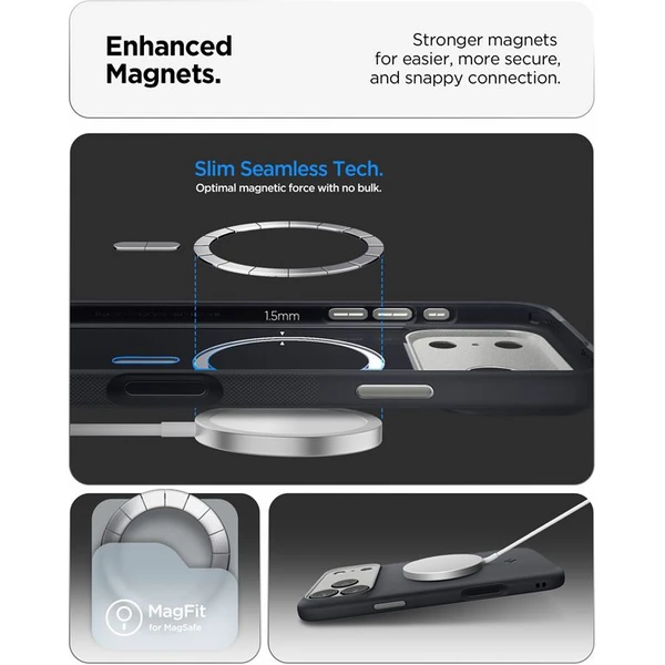 Spigen Nano Pop MagSafe kryt iPhone 17 Pro Max black sesame - Puzdra - Obrázok 1114ec36e696437f971fb765796b3839