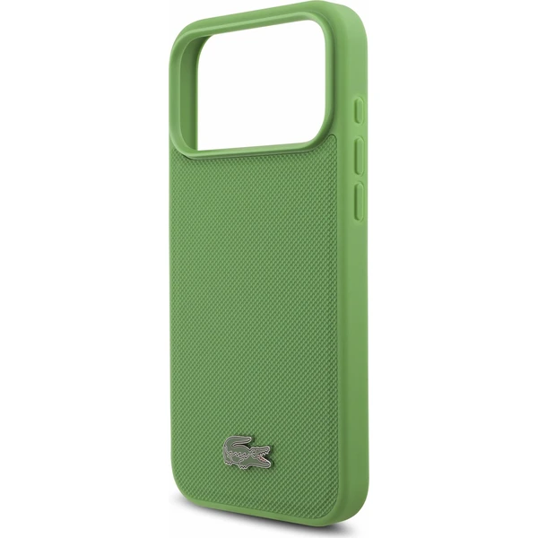 Lacoste PVC Iconic Petit Pique Metal Logo MagSafe Zadný kryt pre iPhone 18 Pro Max Estragon - Puzdra - Obrázok 111da958460c4741ab801b08c63dd76e