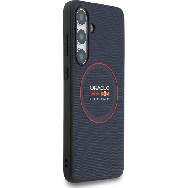 Red Bull PU Leather Red Ring MagSafe Zadný Kryt pre Samsung Galaxy S25 FE námorne modrej - Puzdra - Obrázok 112bbb2ec6eb4377a147d8484b5ed4b8
