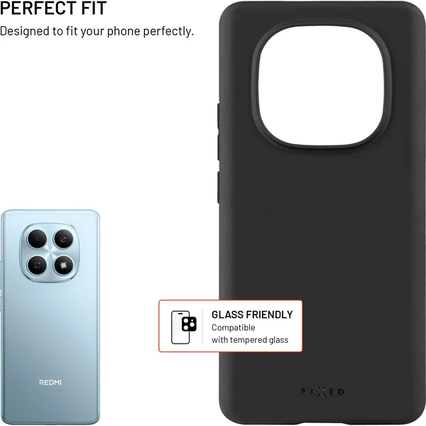FIXED Story silikónový kryt Xiaomi Redmi Note 15 4G/5G/POCO M8 5G čierny - Puzdra - Obrázok 11338380830241e1b8f52b5047ef59fd