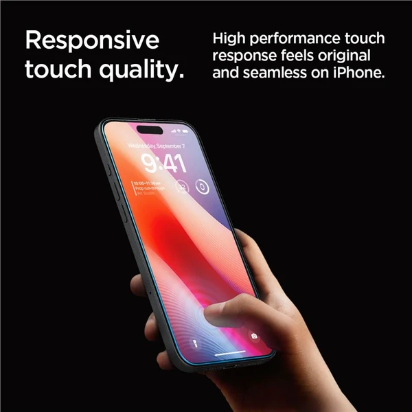 Spigen Glass tR EZ Fit tvrdené sklo iPhone 17 Pro Max/16 Pro Max číre (2 ks) - Ochranné fólie a sklo - Obrázok 1136f022cd724a7d80f34379f8196f4b