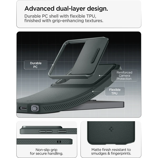 Spigen Optik Armor kryt Samsung Galaxy S26 Ultra zelený - Puzdra - Obrázok 114f2bb08b8240f29abe1fa1d1c17121