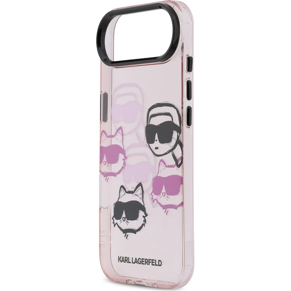 Karl Lagerfeld IML Multi K&CH Heads Zadný Kryt pre iPhone Air ružový - Puzdra - Obrázok 1151934fac8d4175abfce3b7fb398cb8