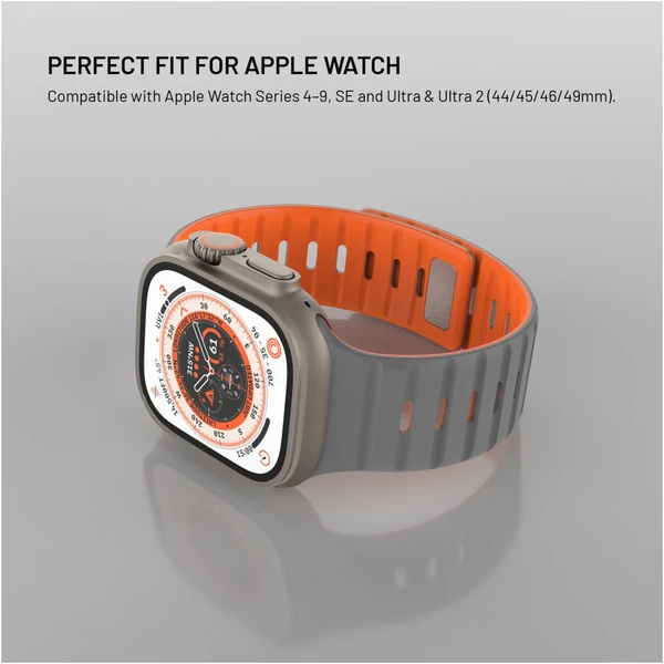 FIXED Silicone Magnetic Strap remienok Apple Watch 44/45/46/49mm svetlo šedý - Remienky - Obrázok 116110b8cfab4c6c986778cbb4537645