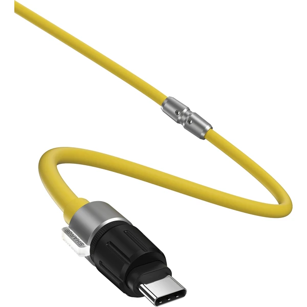 SHARGE Phantom USB-C/USB-C napájací kábel 240W 1,2m žltý - Káble a redukcie - Obrázok 116a11a47c514a12b0492239864d034a