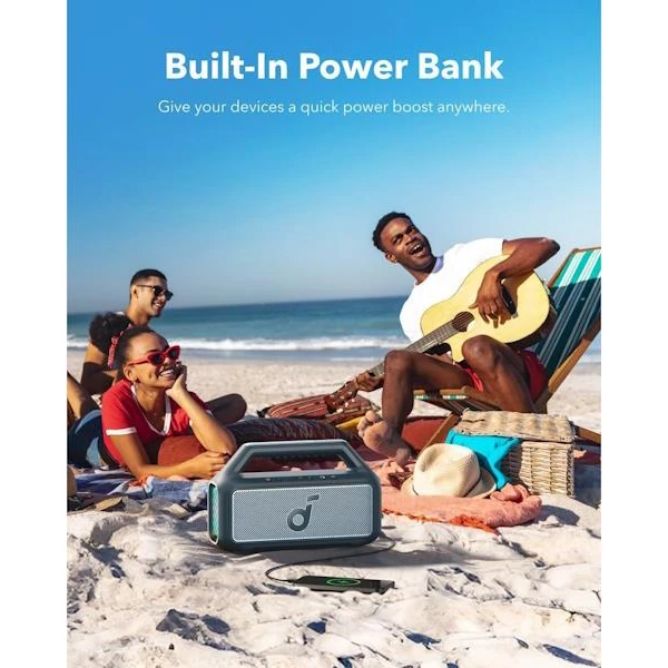 Anker Soundcore Boom 2 bezdrôtový reproduktor modrý - Reproduktory - Obrázok 1172676ad9474ff9ab2cee8f5f670fae